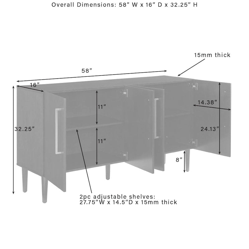 Buffet - 62x19x8