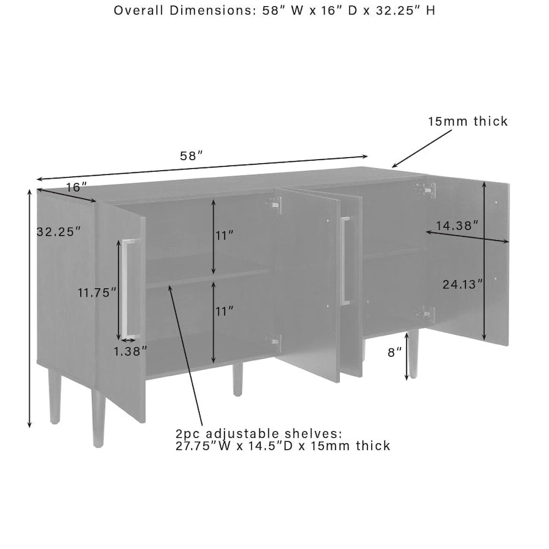 Buffet - 62x19x8