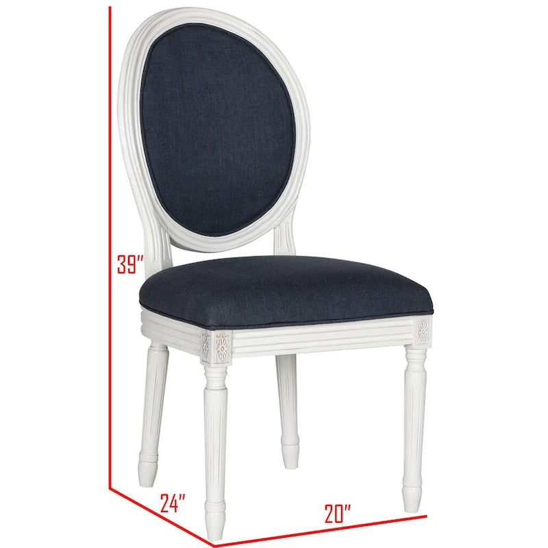 Chaise de salle à manger ovale parisienne - 20Lx20Px39H