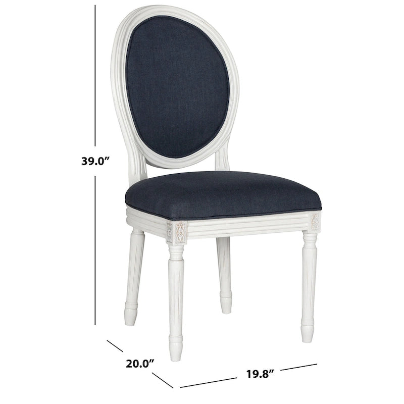 Chaise de salle à manger ovale parisienne - 20Lx20Px39H