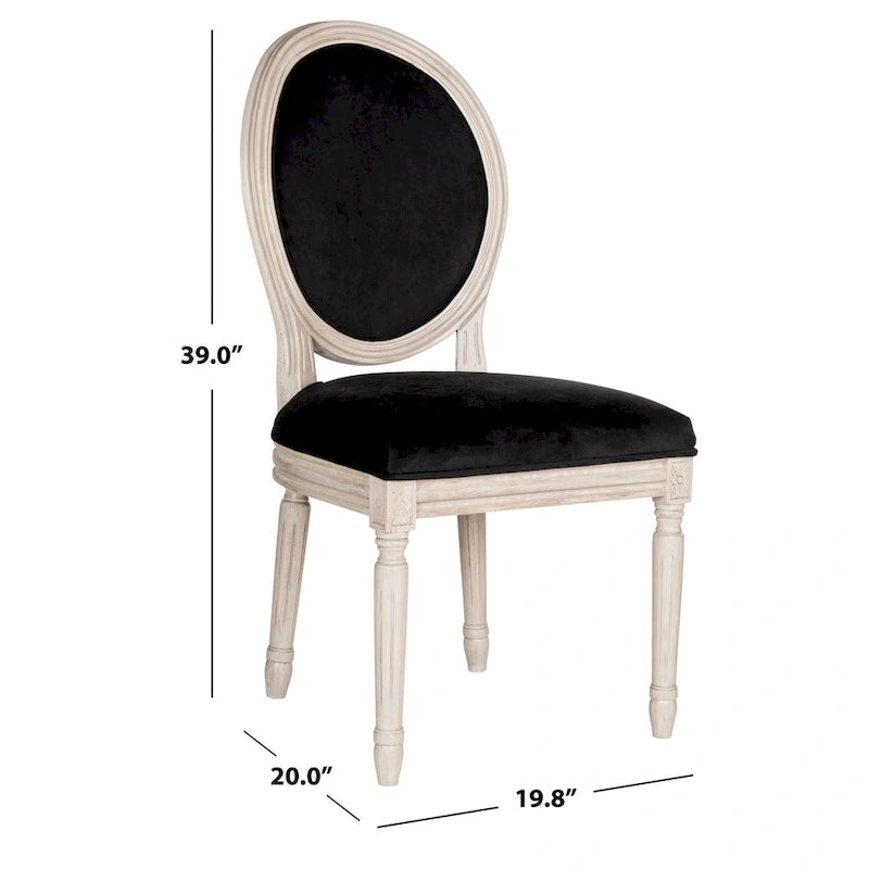 Chaise de salle à manger ovale parisienne - 20Lx20Px39H