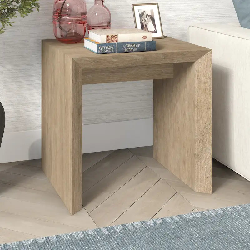 Table d'appoint rectangulaire de 55,88 cm de large - 55,88 cm de large