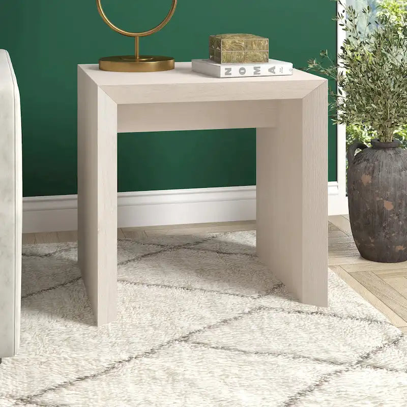 Table d'appoint rectangulaire de 55,88 cm de large - 55,88 cm de large