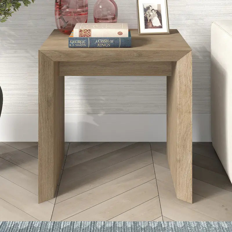 Table d'appoint rectangulaire de 55,88 cm de large - 55,88 cm de large
